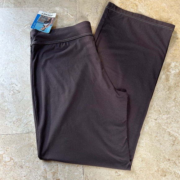 Jockey Sport Light Brown Peached Bootleg Pants, Size XL - Picture 1 of 6